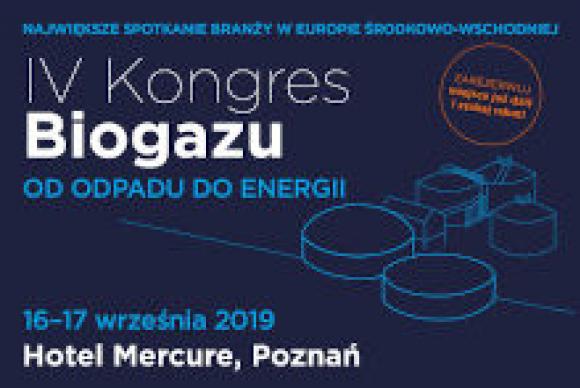 IV Kongres Biogazu – od odpadów do energii